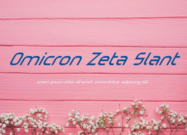 Omicron Zeta Slant example